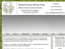 Tablet Screenshot of homerhillfarmshop.com